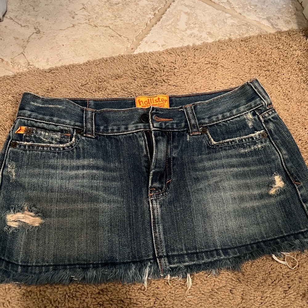 Vintage 2004 Hollister denim miniskirt